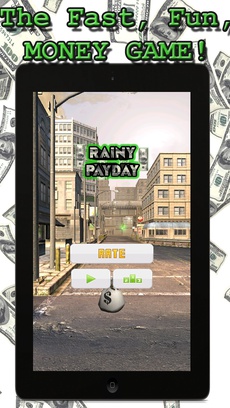 Rainy PayDay - Play a Free Money Game Where You Must Be Quick to Get Filthy Rich! Slide Your Magical Money Bag and Grab the Most 100 Dollar Bills Fast Before They Make It Into the Street!