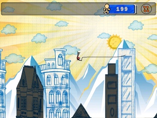 Stick-man Swing Adventure: Tight Rope And Fly