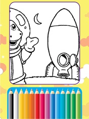 Dinosaurs Village coloring page Barney Friends