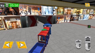 Shopping mall toy train games
