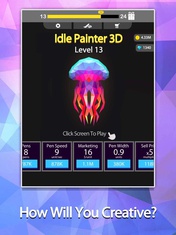 Idle Painter 3D-Low Poly&Tap