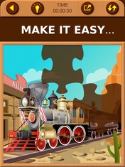 Train Jigsaw Puzzles for Kids