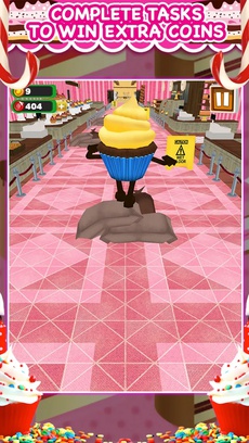 3D Cupcake Girly Girl Bakery Run Game FREE