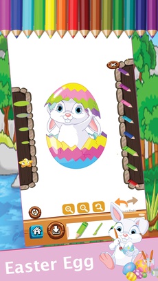 Easter Egg Coloring Book Bunny Painting for Kids
