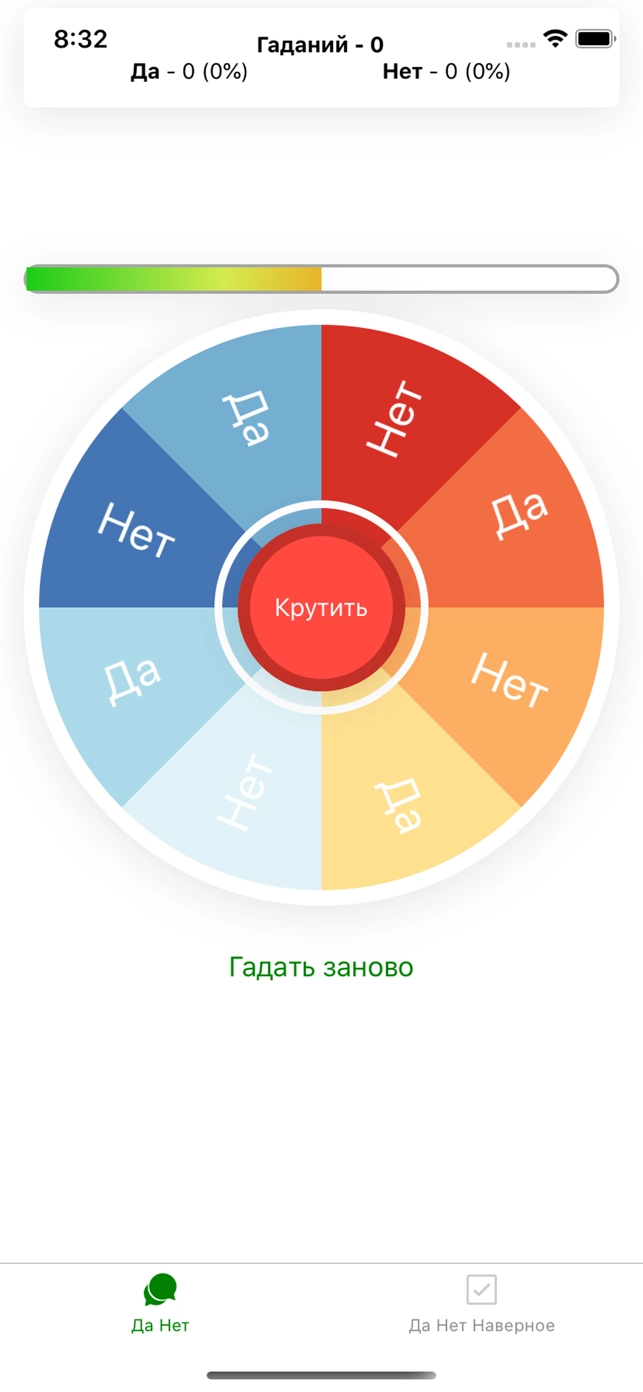 Гадание ДА НЕТ - iPhone/iPad игра. Играть онлайн на Chedot.com