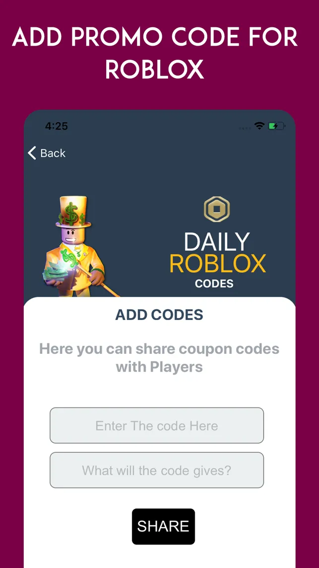 Robux Calc - Roblox Codes - تلعب لعبة iPhone/iPad على الإنترنت على  Chedot.com