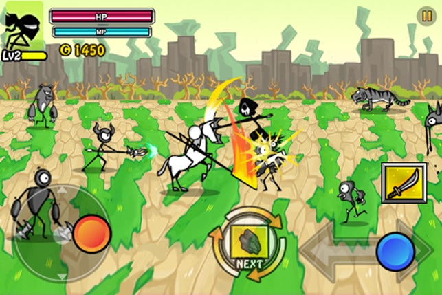 Cartoon Wars 2: Heroes - iPhone/iPad game play online at 