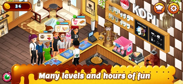 Cafe Panic: Fun Restaurant & Cooking Simulator Game