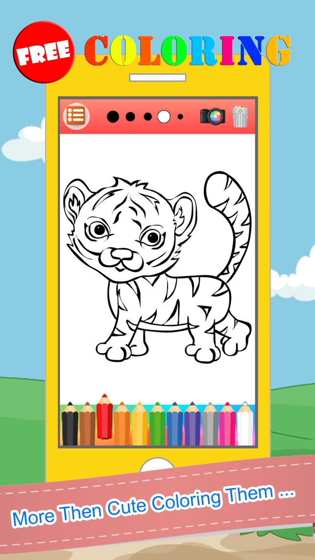 Download Coloring Book Of Animals Painting Drawing Pages Iphone Ipad Game Play Online At Chedot Com