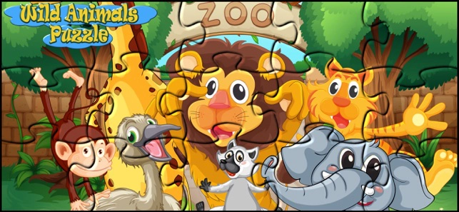 Wild animals kids puzzle games - تلعب لعبة iPhone/iPad على الإنترنت على  