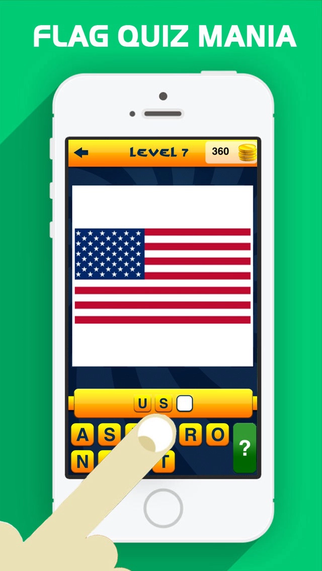 Flag Quiz Mania - Guess the world flags game - تلعب لعبة iPhone/iPad على الإنترنت Chedot.com