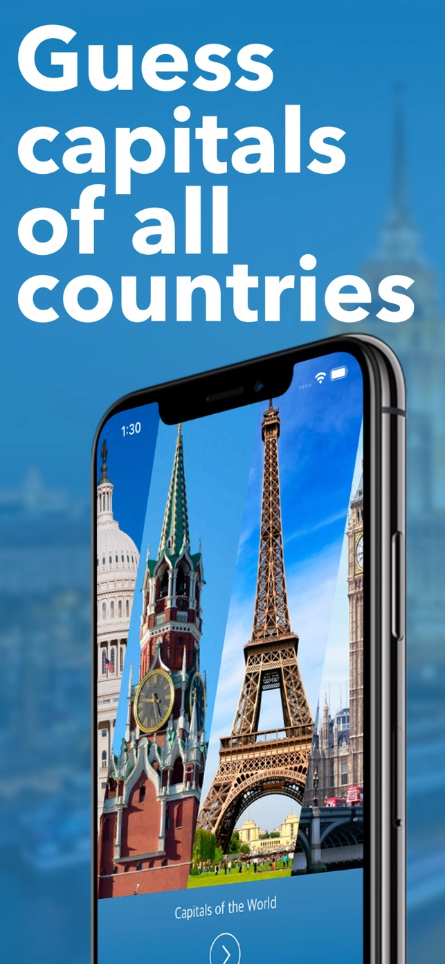 World Capitals Flags Quiz Game - iPhone/iPad game play online at