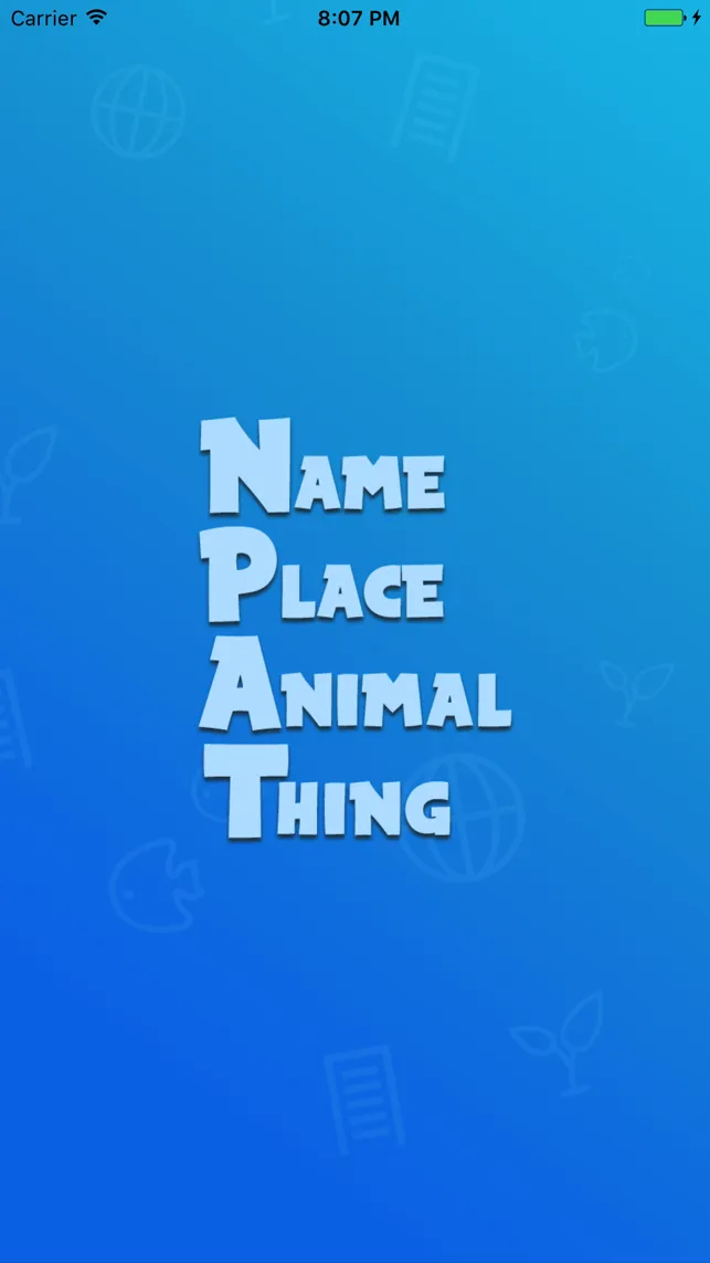 Name Place Animal Thing - Online - iPhone/iPad game play online at  