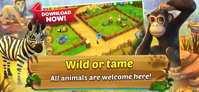 Zoo 2: Animal Park - iPhone/iPad game play online at 