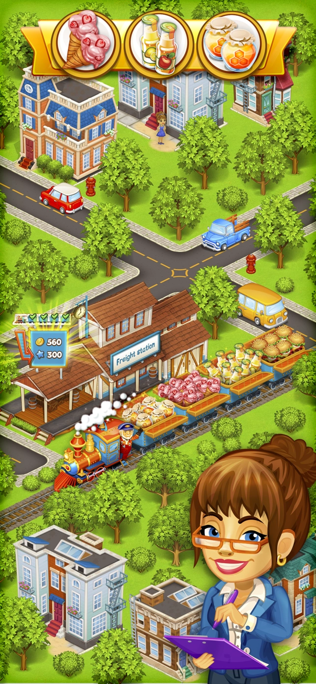 Cartoon City: farm to village - iPhone/iPad game play online at 