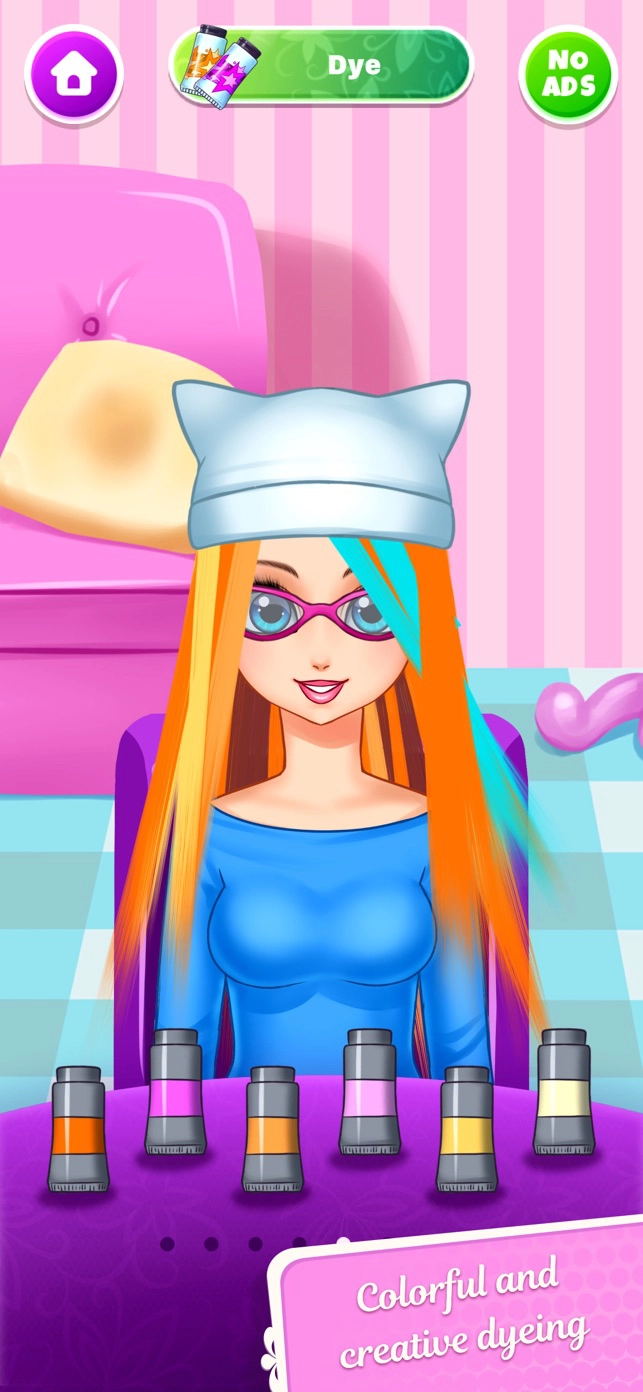 Girls Hair Salon - Makeover - iPhone/iPad game play online at 