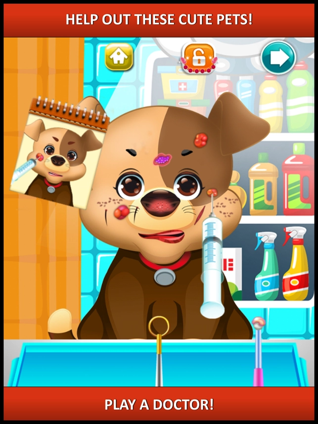 Baby Pet Doctor & Little Animal Care - virtual pets vet spa & salon kids  games for boys & girls - iPhone/iPad game play online at 