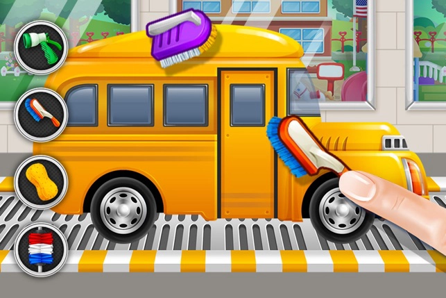 Wheels of the Bus - Kids Cars Salon Game - تلعب لعبة iPhone/iPad على  الإنترنت على 