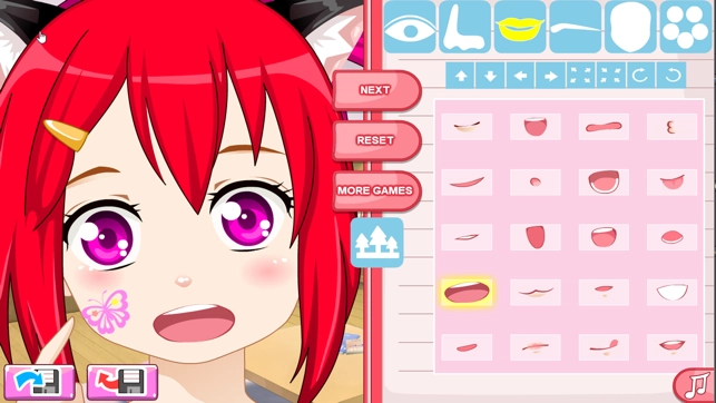 Girls Anime Avatar Creator - iPhone/iPad game play online at 