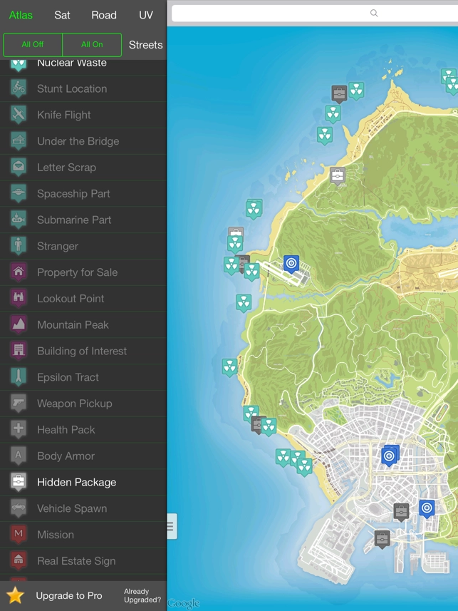 Interactive Map for GTA 5 - Unofficial - iPhone/iPad game play online at  